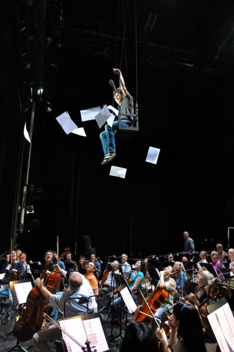 Flucht des Tubisten-Probe Sinfonieorchester Aachen, Foto: Sandra Borchers